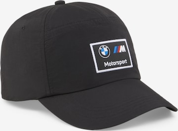 PUMA Athletic Cap 'BMW' in Black: front