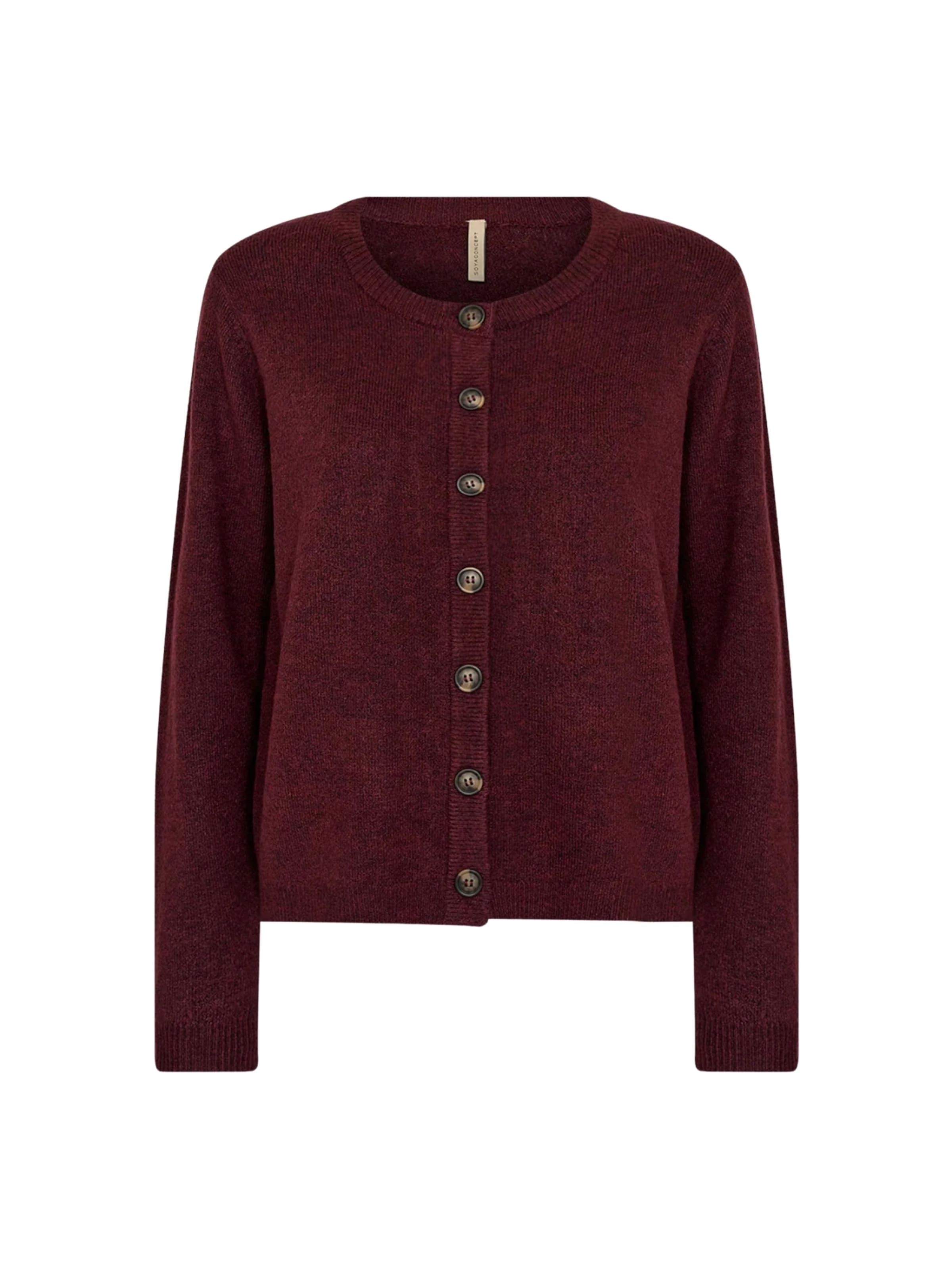 Soyaconcept Gebreid vest 'ORLEAN ' in Rood: voorkant