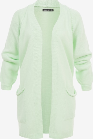 Cardigan Cloud5ive en vert : devant