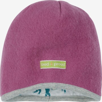 loud + proud Beanie in Purple: front