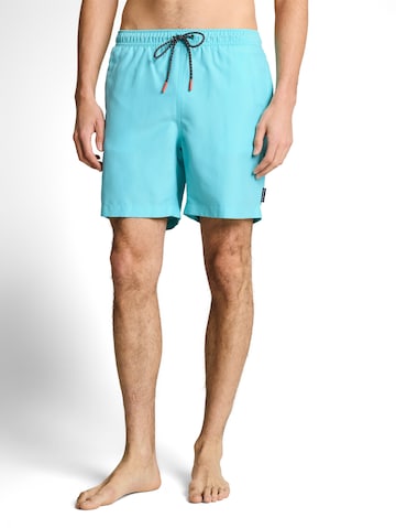 TOM TAILOR Badeshorts in Blau: Vorderseite