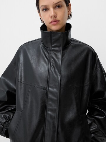 Bershka Between-season jacket in Black