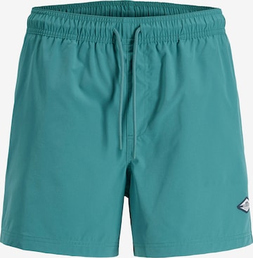 Jack & Jones Plus Board Shorts in Blue: front
