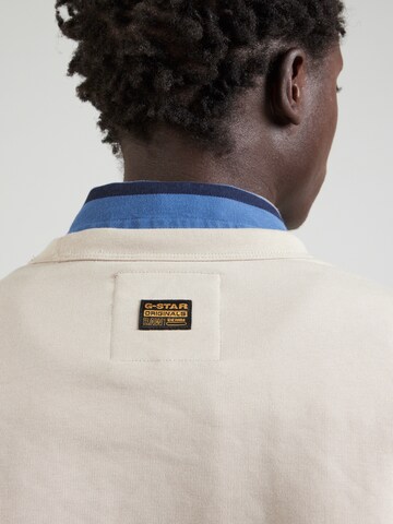 G-STAR Sweatshirt 'Nifous' in Beige