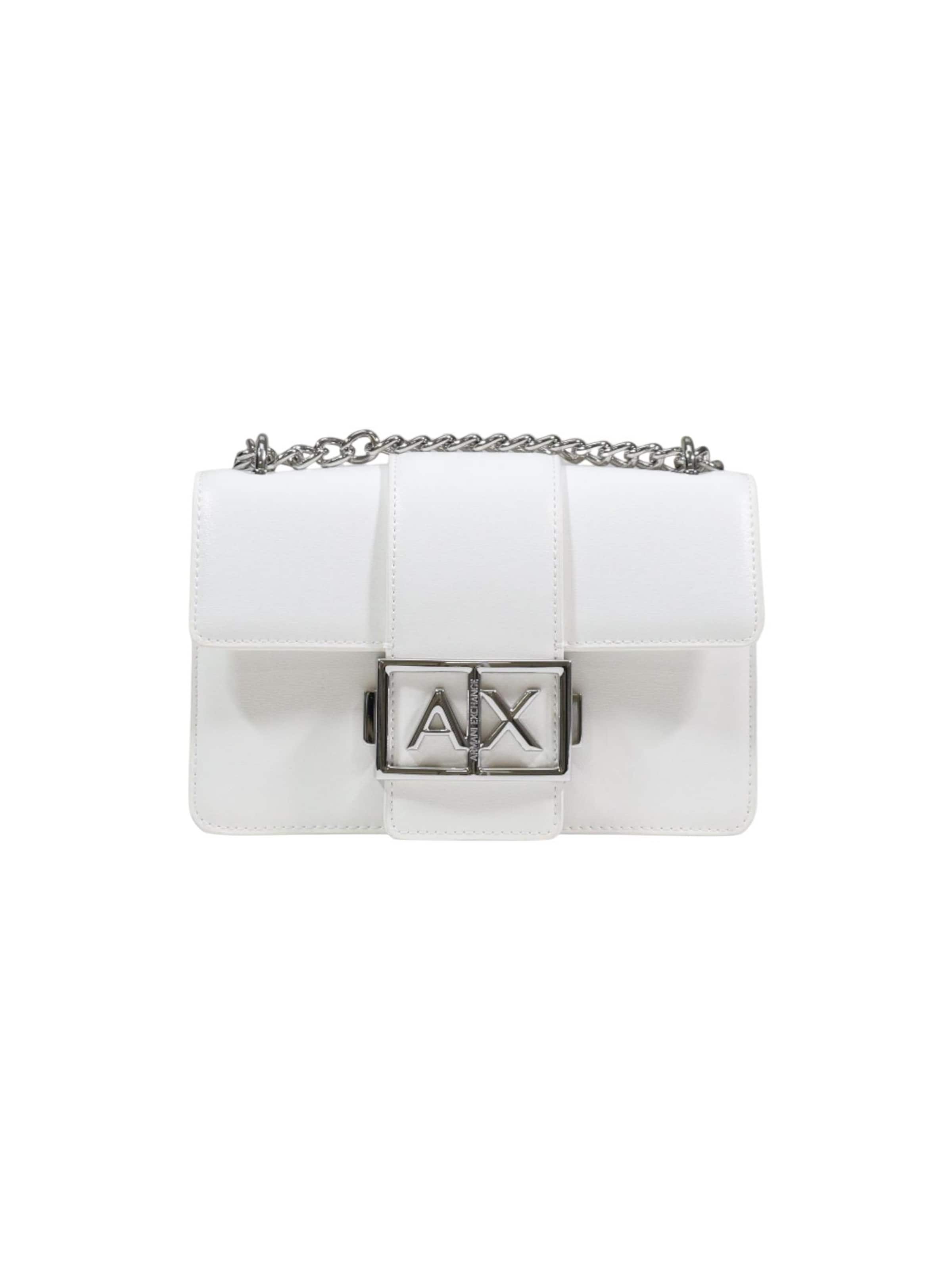 Borsa a spalla 'MESSENGER BAG XW000071 AF12039' di ARMANI EXCHANGE in bianco: frontale