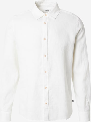 Regular fit Camicia di s.Oliver in bianco: frontale