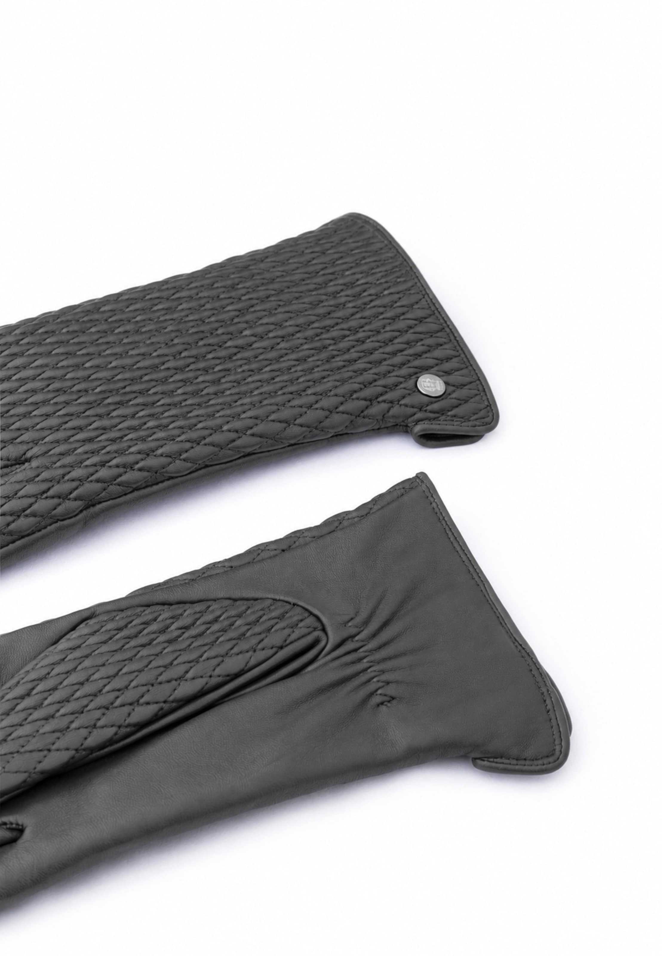 Roeckl Vingerhandschoenen ' Pienza ' in Grijs