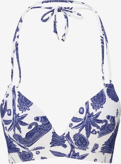 LingaDore Bikinitop in blau / weiß, Produktansicht