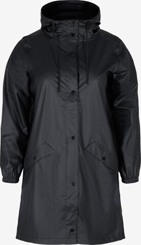 Manteau fonctionnel Zizzi en noir : devant