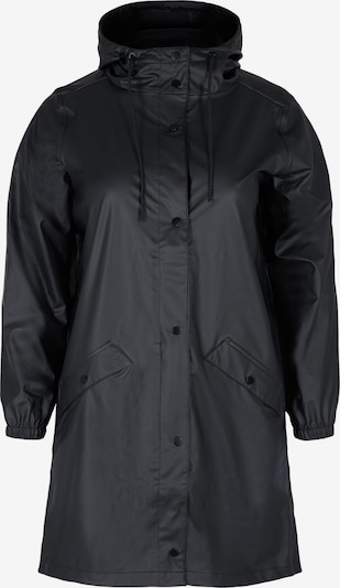Zizzi Functionele mantel in de kleur Zwart, Productweergave