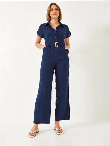 Bianco Lucci Jumpsuit in Blauw