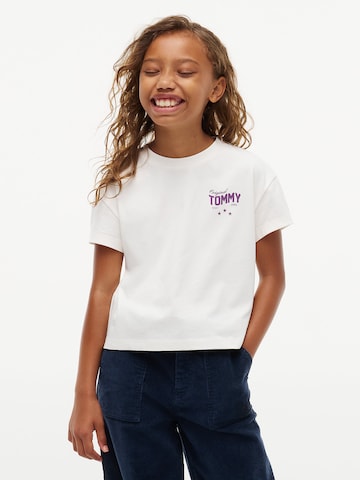 T-Shirt TOMMY HILFIGER en blanc : devant