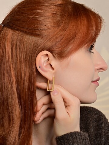 Akzent Earrings 'Peggy, langlebig' in Gold: front