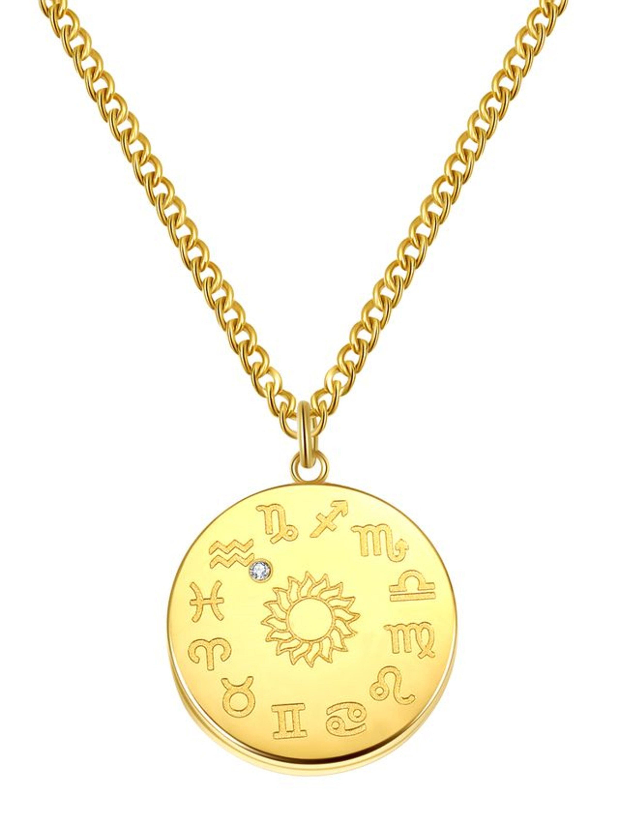 Hey Happiness Necklace 'Starry Aquarius' in Gold