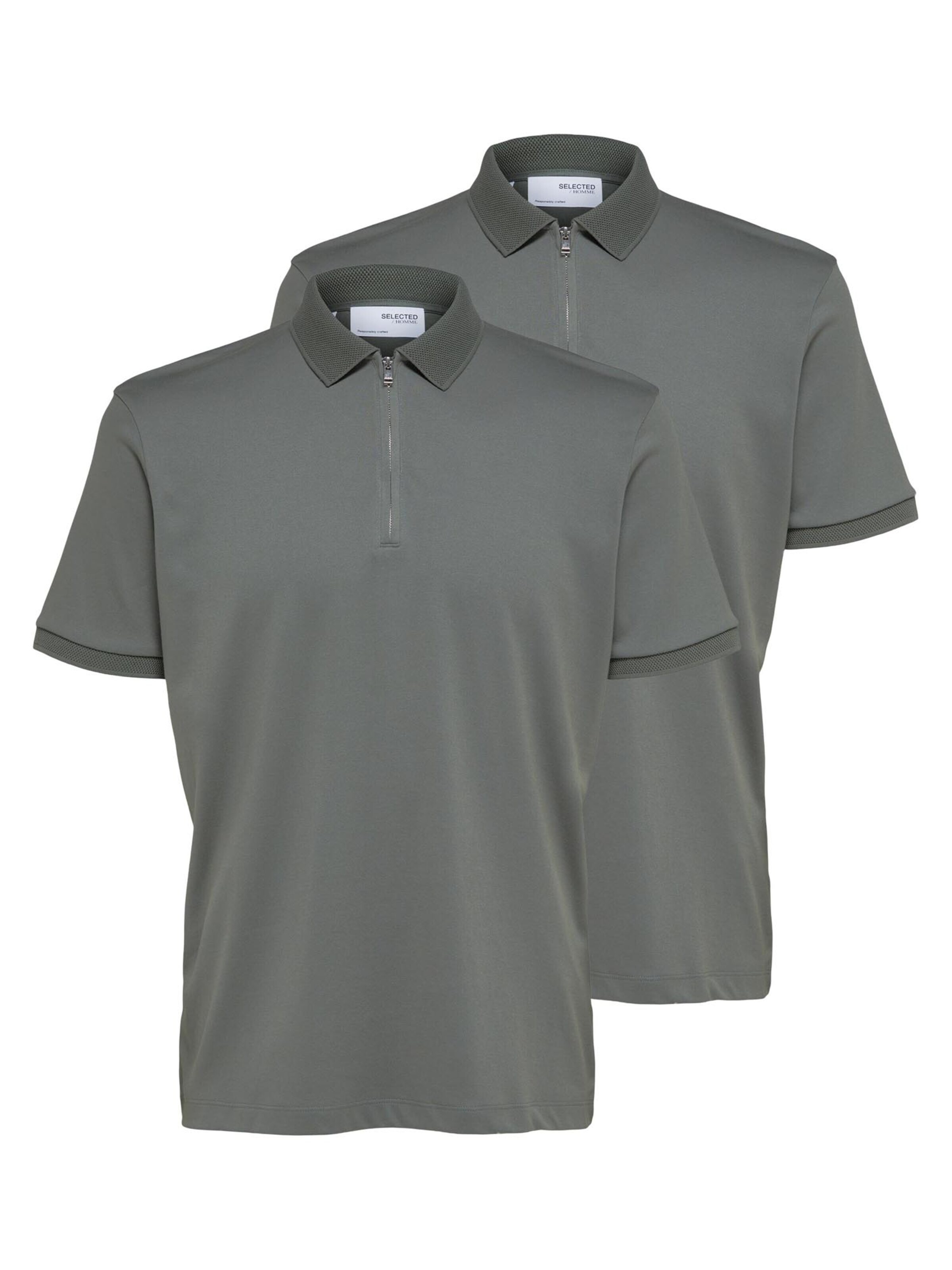 SELECTED Shirt 'Fave' in Green: front