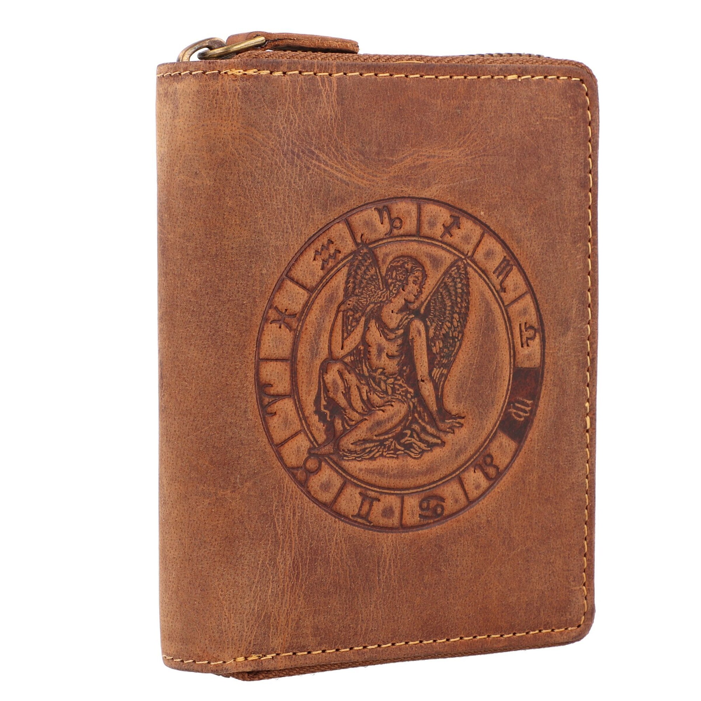 GREENBURRY Portemonnee 'Vintage 821A' in Bruin