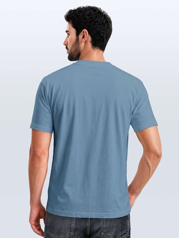 Neverless Shirt 'Shark'‌‌ in Blau