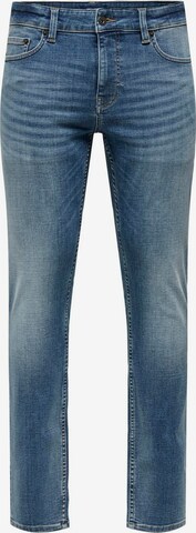 Only & Sons Slimfit Jeans 'LOOM' in Blauw: voorkant