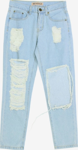 Reverse Boyfriend-Jeans 27-28 in Blau: predná strana