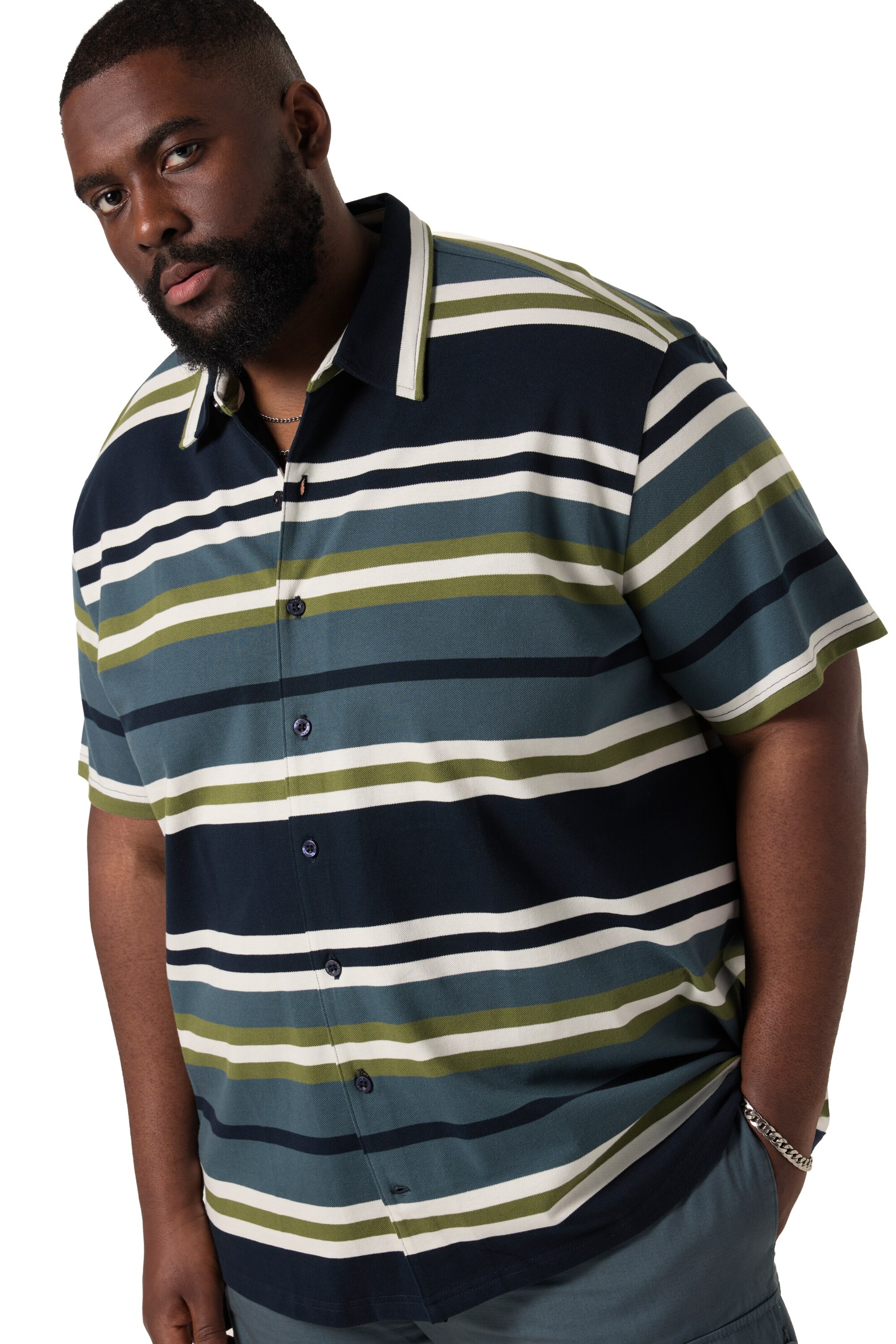 Coupe regular Chemise STHUGE en bleu