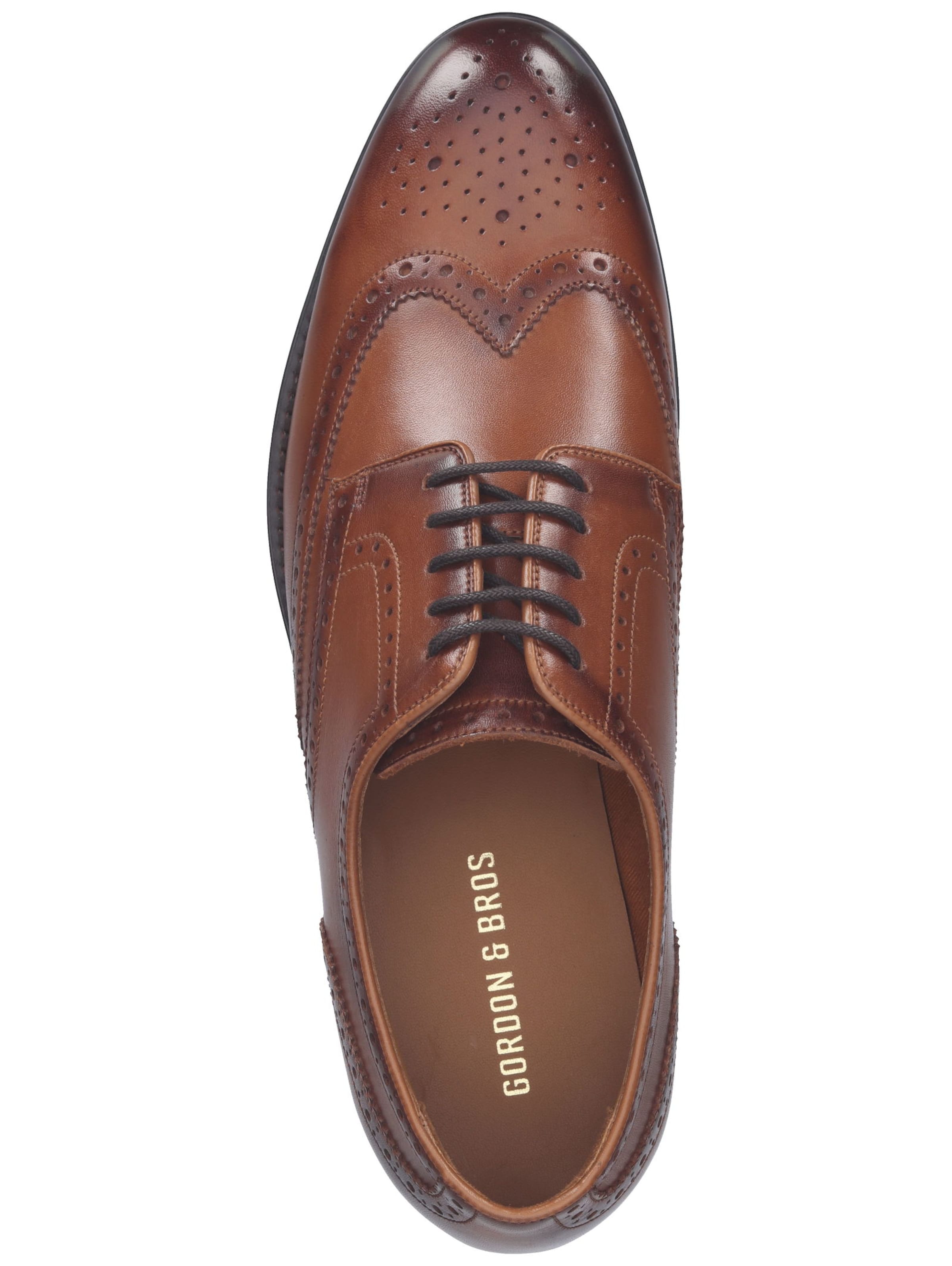 Gordon & Bros - Sapato com atacadores em castanho