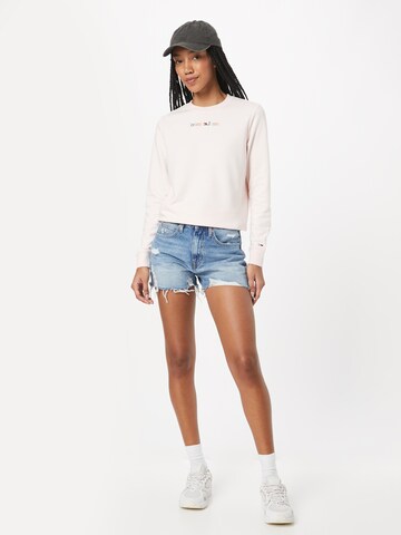 Tommy Jeans Mikina 'Serif' – pink