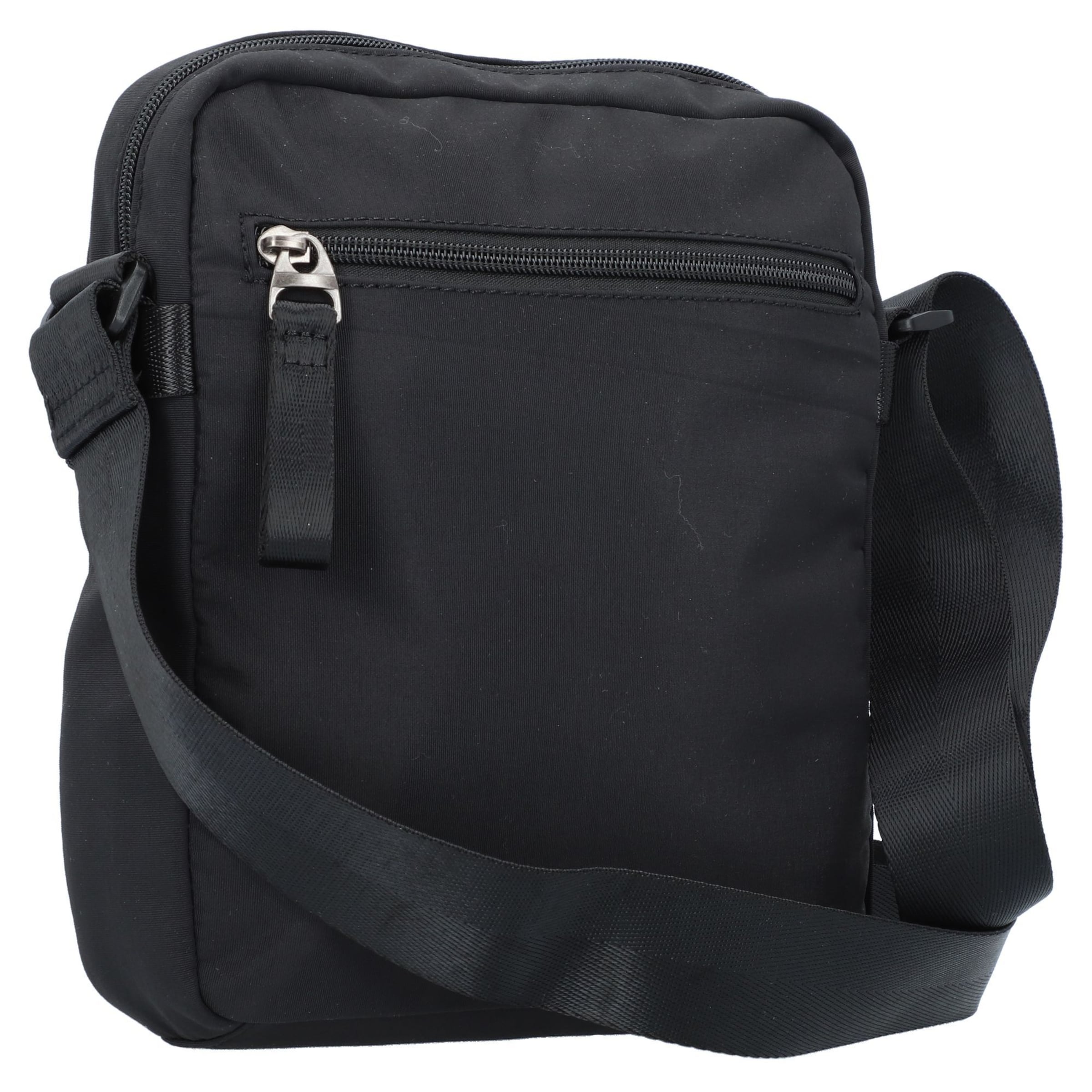 TOM TAILOR Schoudertas 'Boston' in Zwart