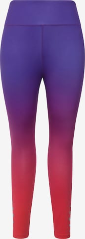 Skinny Pantalon de sport Ulla Popken en bleu : devant