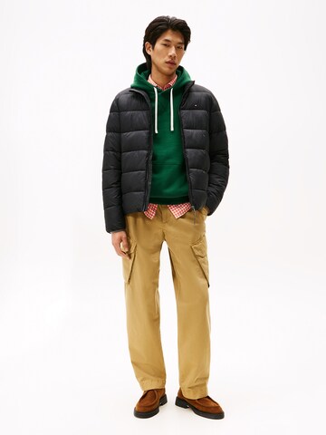 juoda TOMMY HILFIGER Demisezoninė striukė