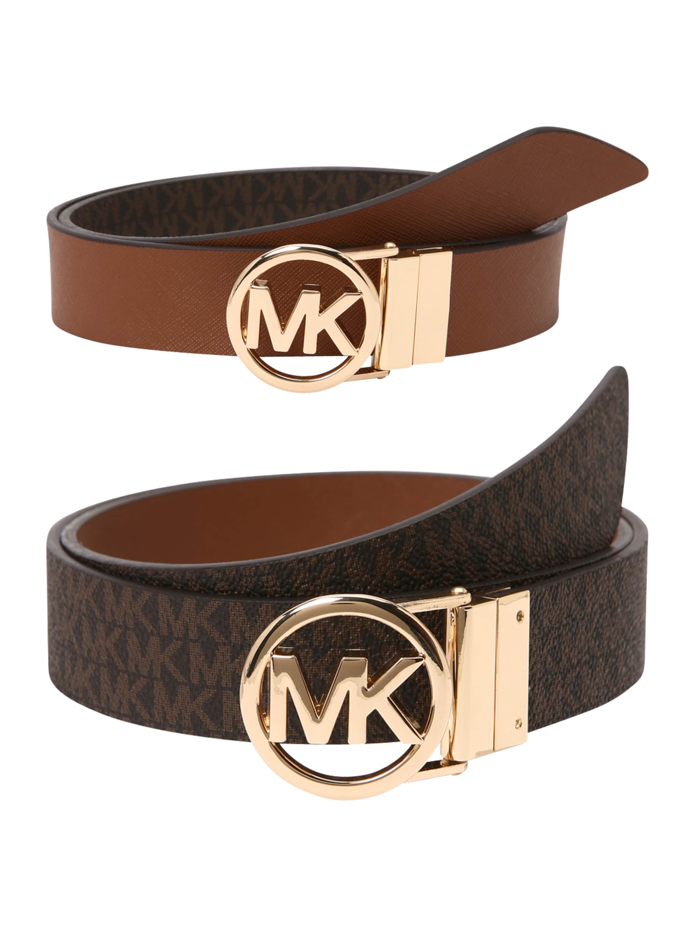 MICHAEL Michael Kors - Cinturón en marrón: frente