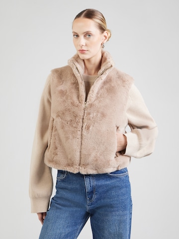 RINO & PELLE - Chaleco 'Nikki' en beige: frente