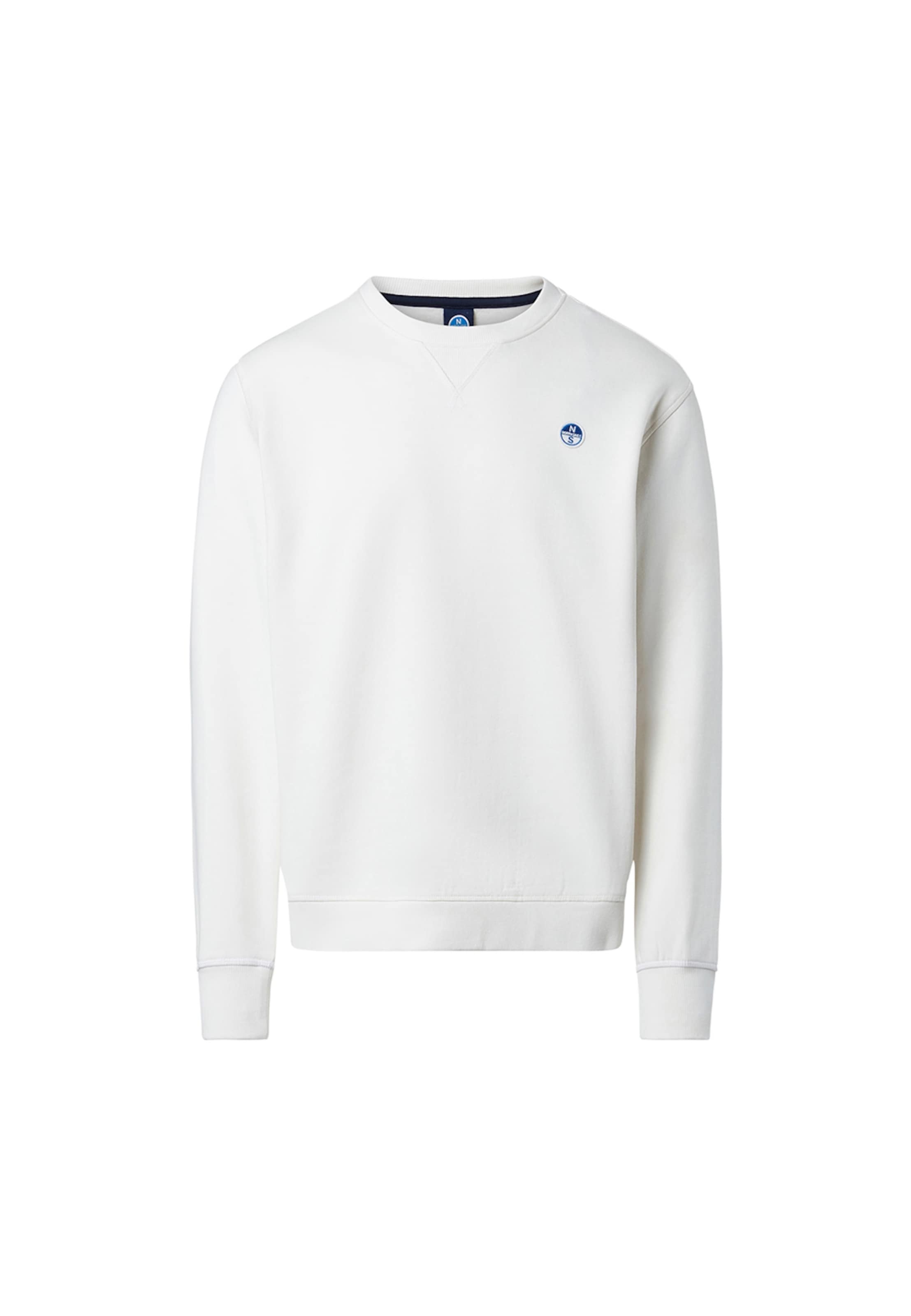 North Sails Sweatshirt i hvid: forside