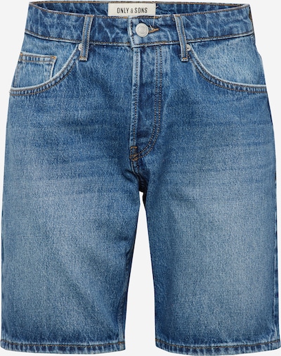 Only & Sons Shorts 'EDGE' in blue denim, Produktansicht