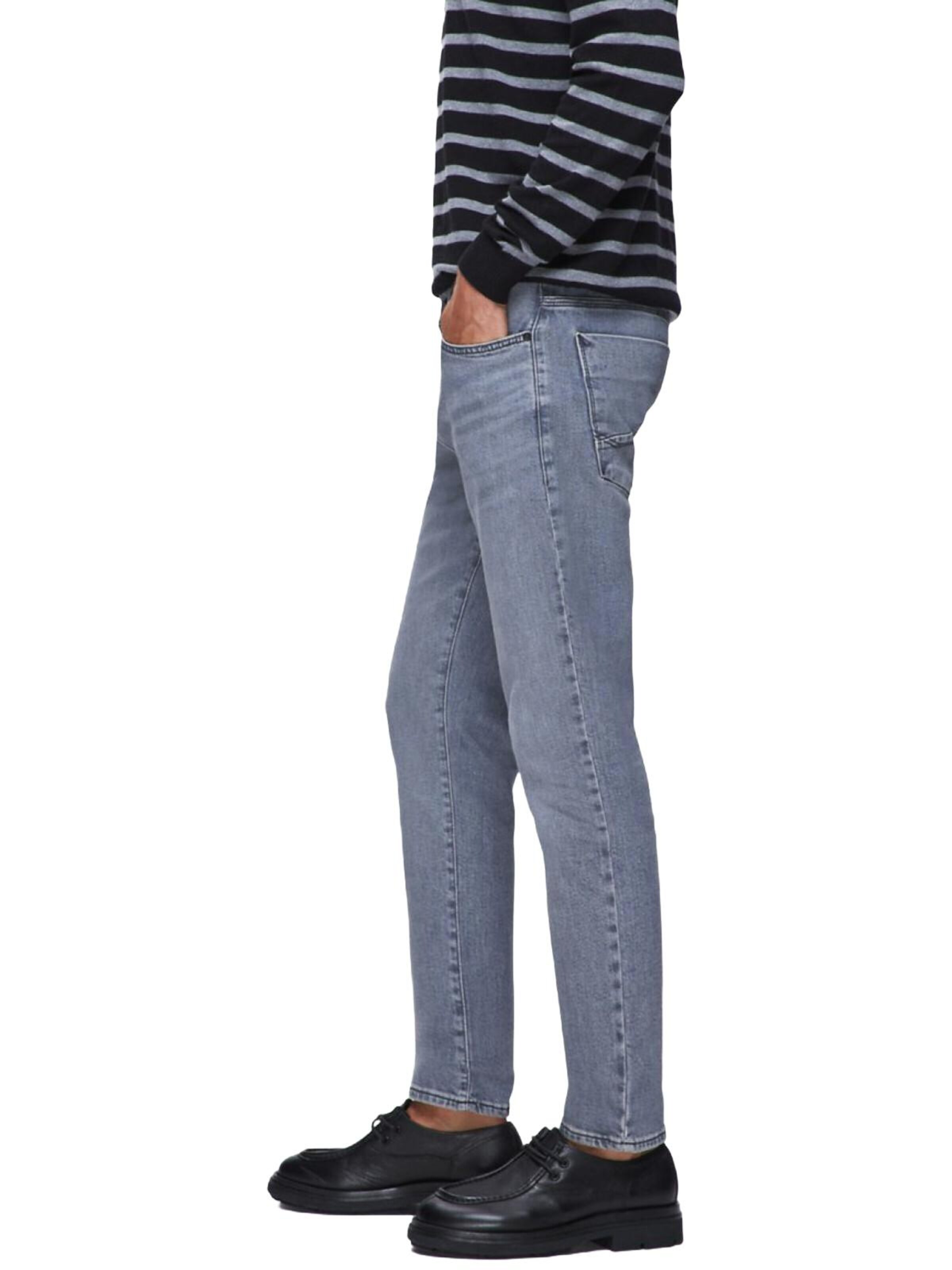 LTB Jeans - Slimfit Vaquero 'LTB Jeans Herren Joshua Skinny Leg Low Waist Jeanshose' en gris