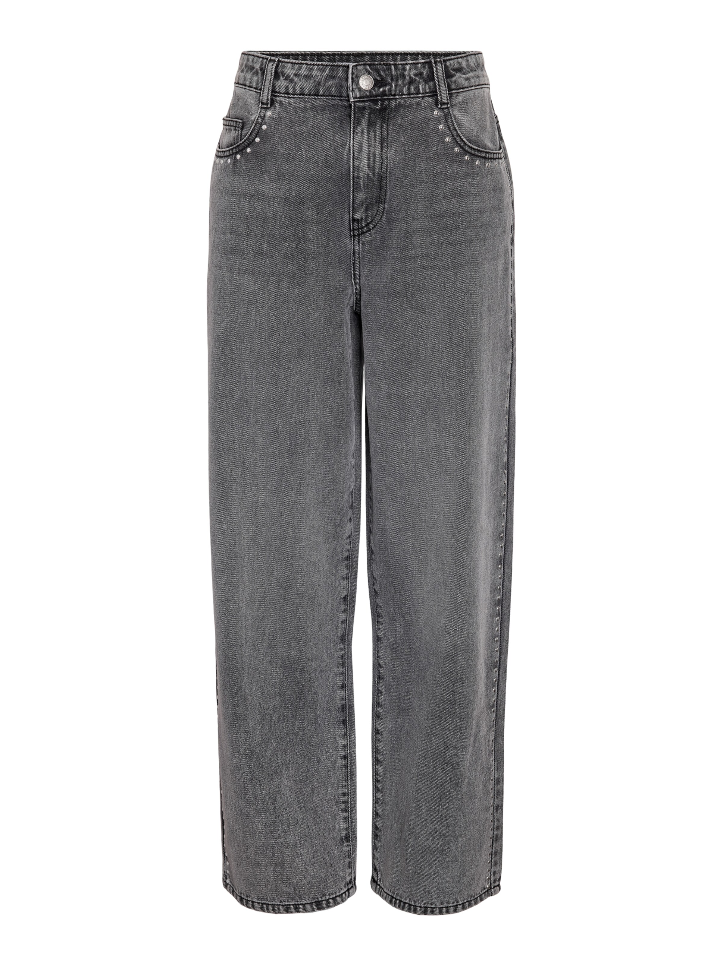 Noisy may - Ropa ancha Vaquero 'NMALEXA' en negro: frente