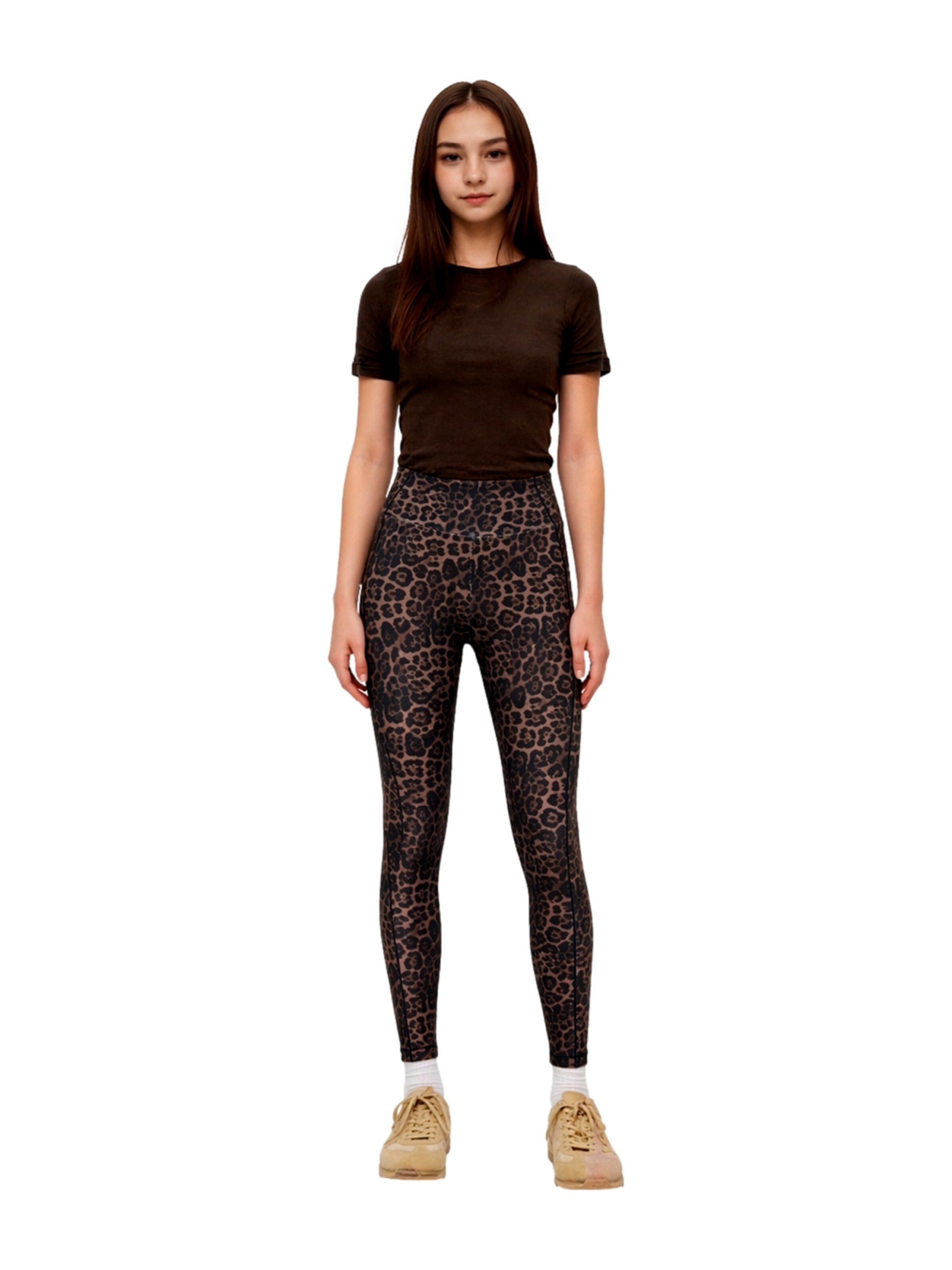 Skinny Pantalon de sport 'ONPRYA-2-MELEO' ONLY PLAY en marron