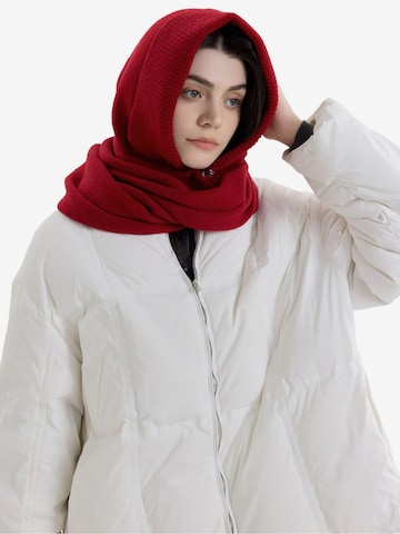 Magicshe Hat 'Strick Kapuzenschal Balaclava' in Red: front