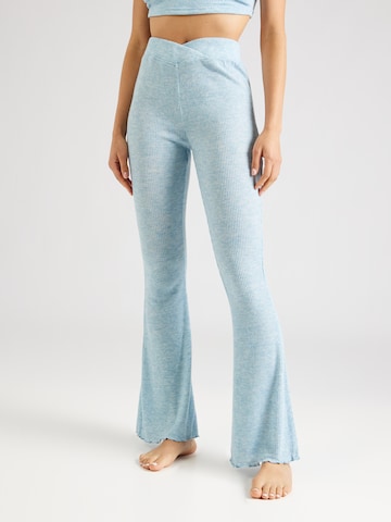 Boux Avenue Flared Pyjama 'LEILA' in Blauw: voorkant