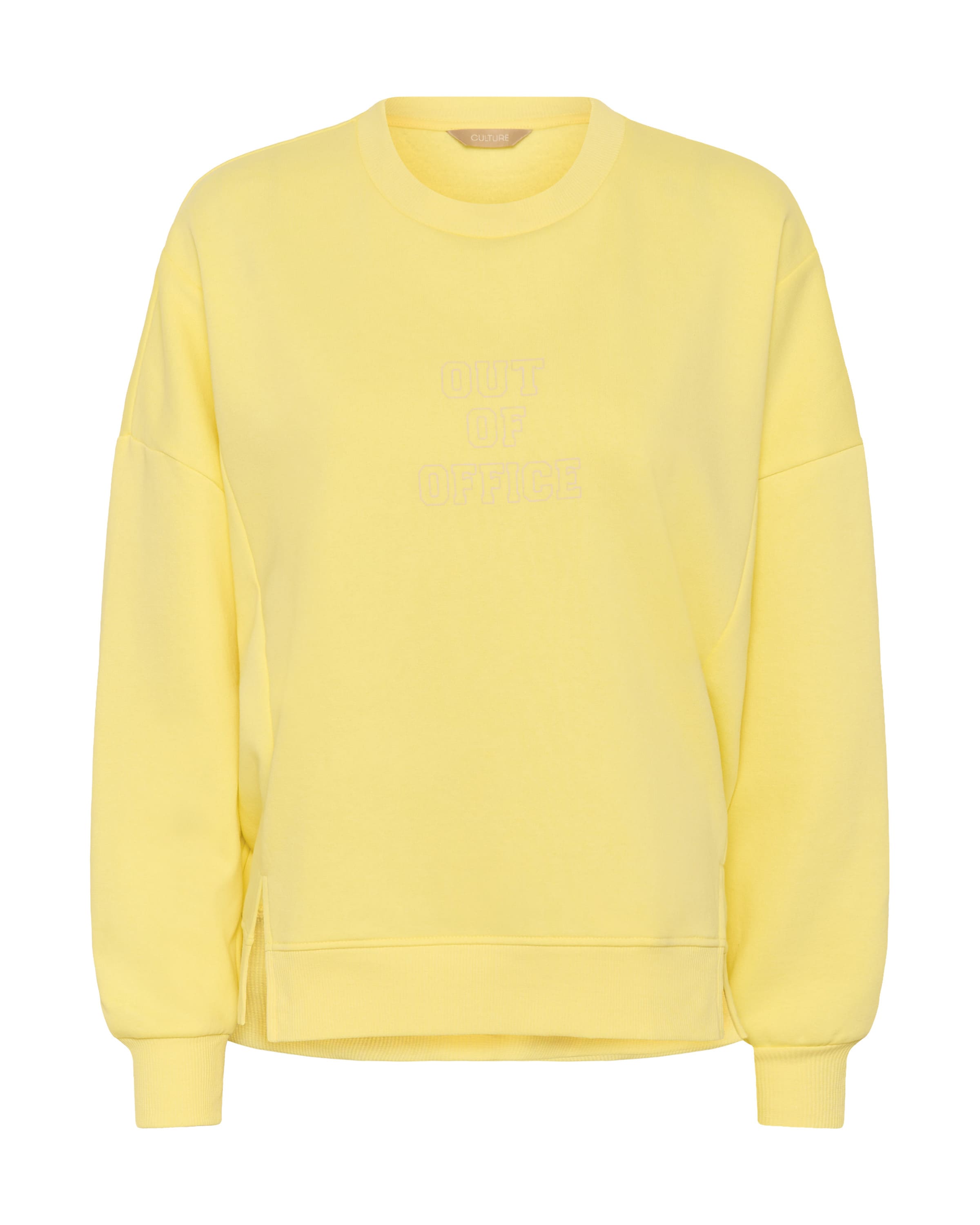 CULTURE Sweatshirt i gul: forside