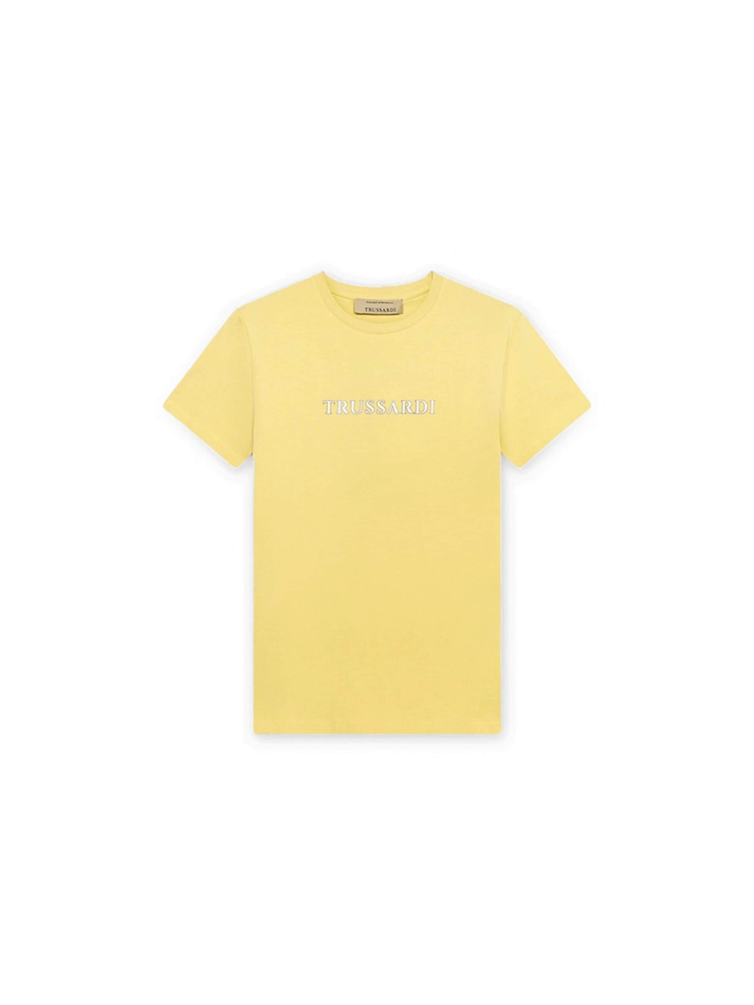 Maglietta di Trussardi in giallo: frontale