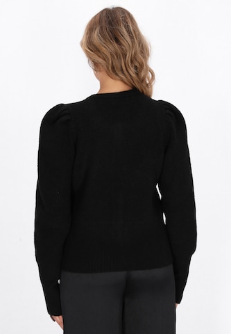 faina Knit cardigan in Black
