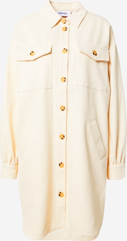 Veste mi-saison 'FUZZY' minimum en beige : devant