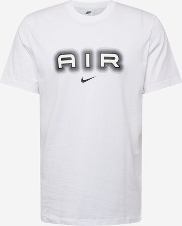 Nike Sportswear - Camiseta 'AIR' en blanco: frente