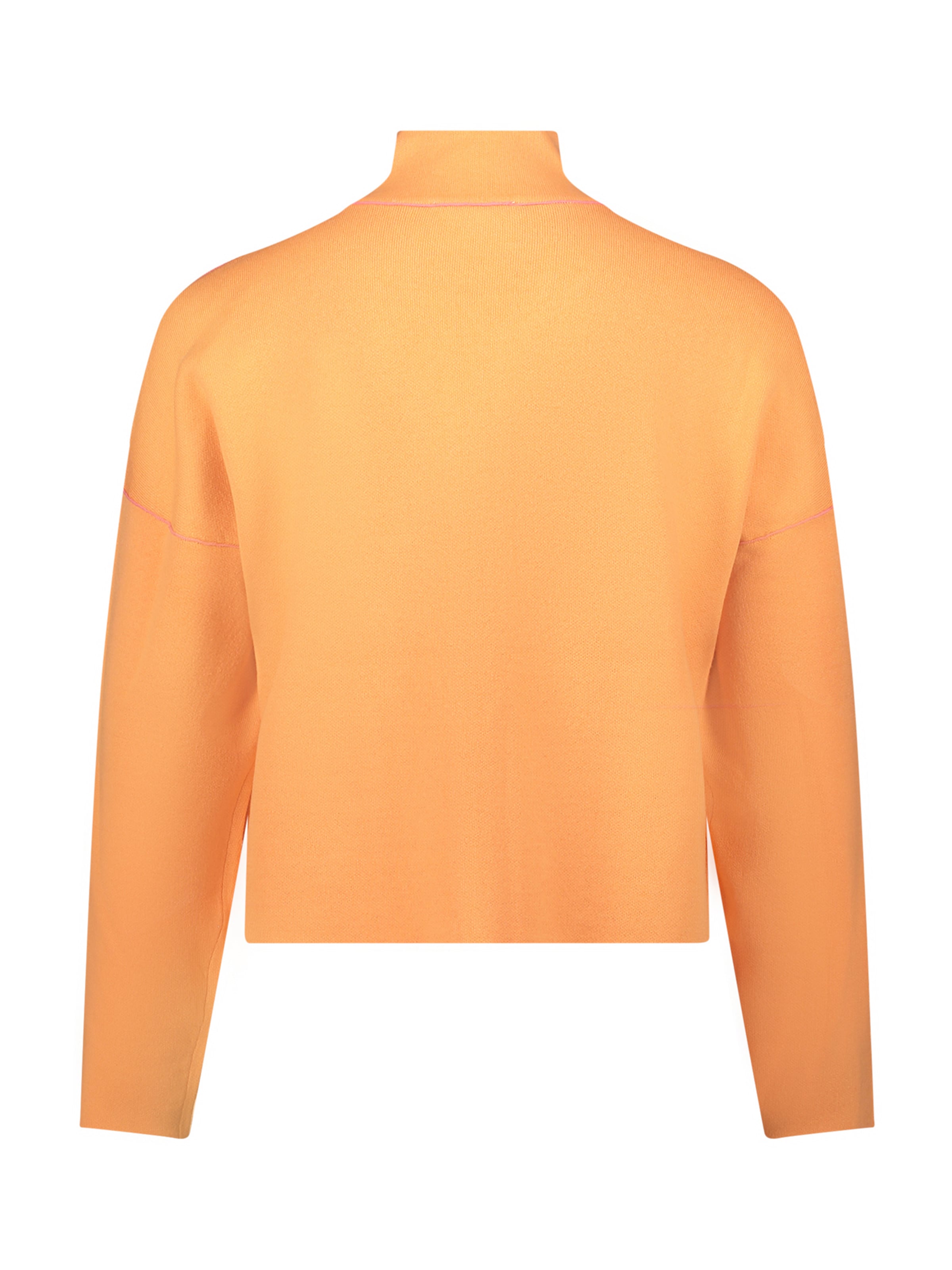 Cartoon Knit Cardigan in Orange