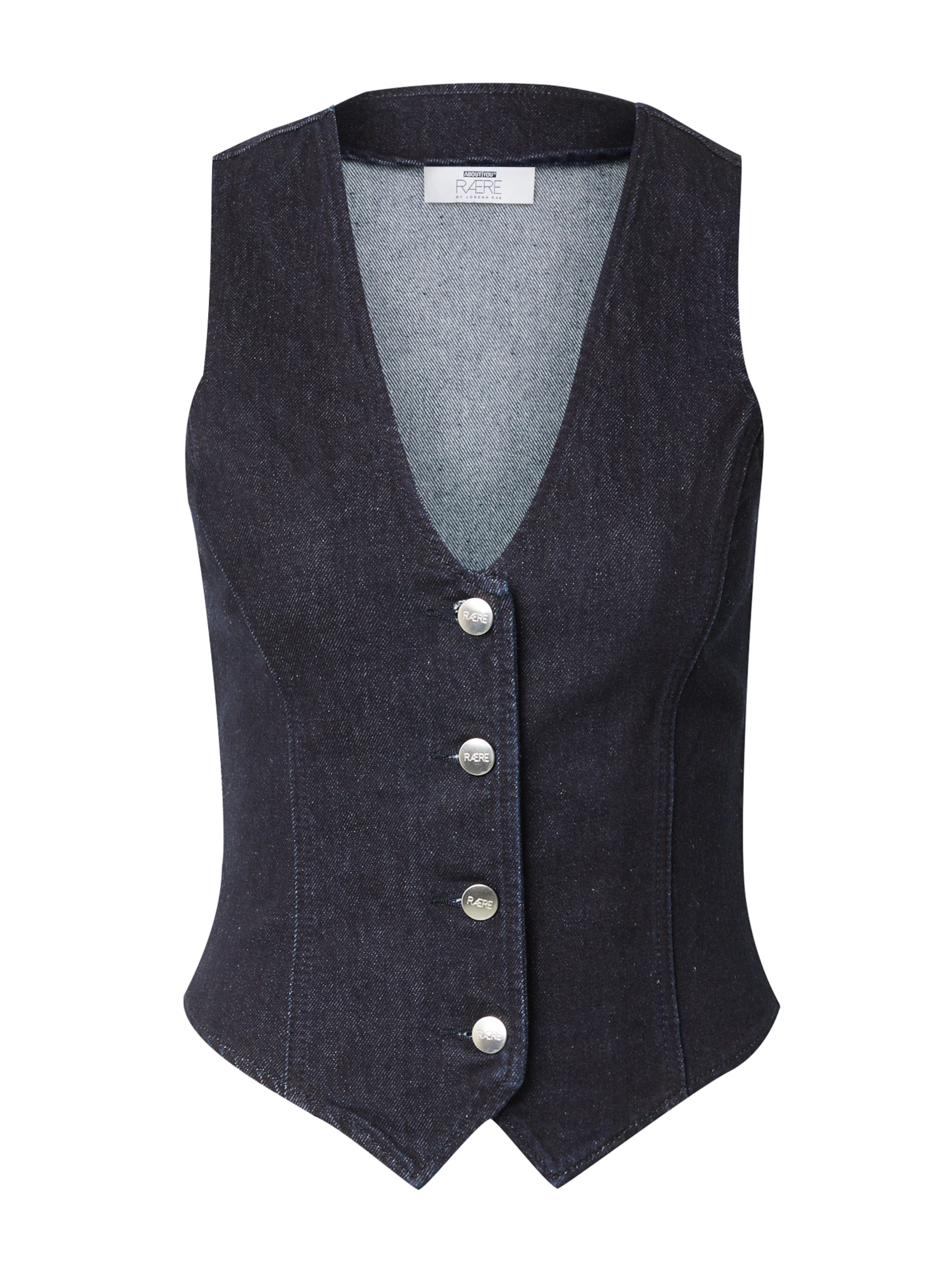 RÆRE by Lorena Rae Vesta k obleku 'Liv' – modrá: přední strana