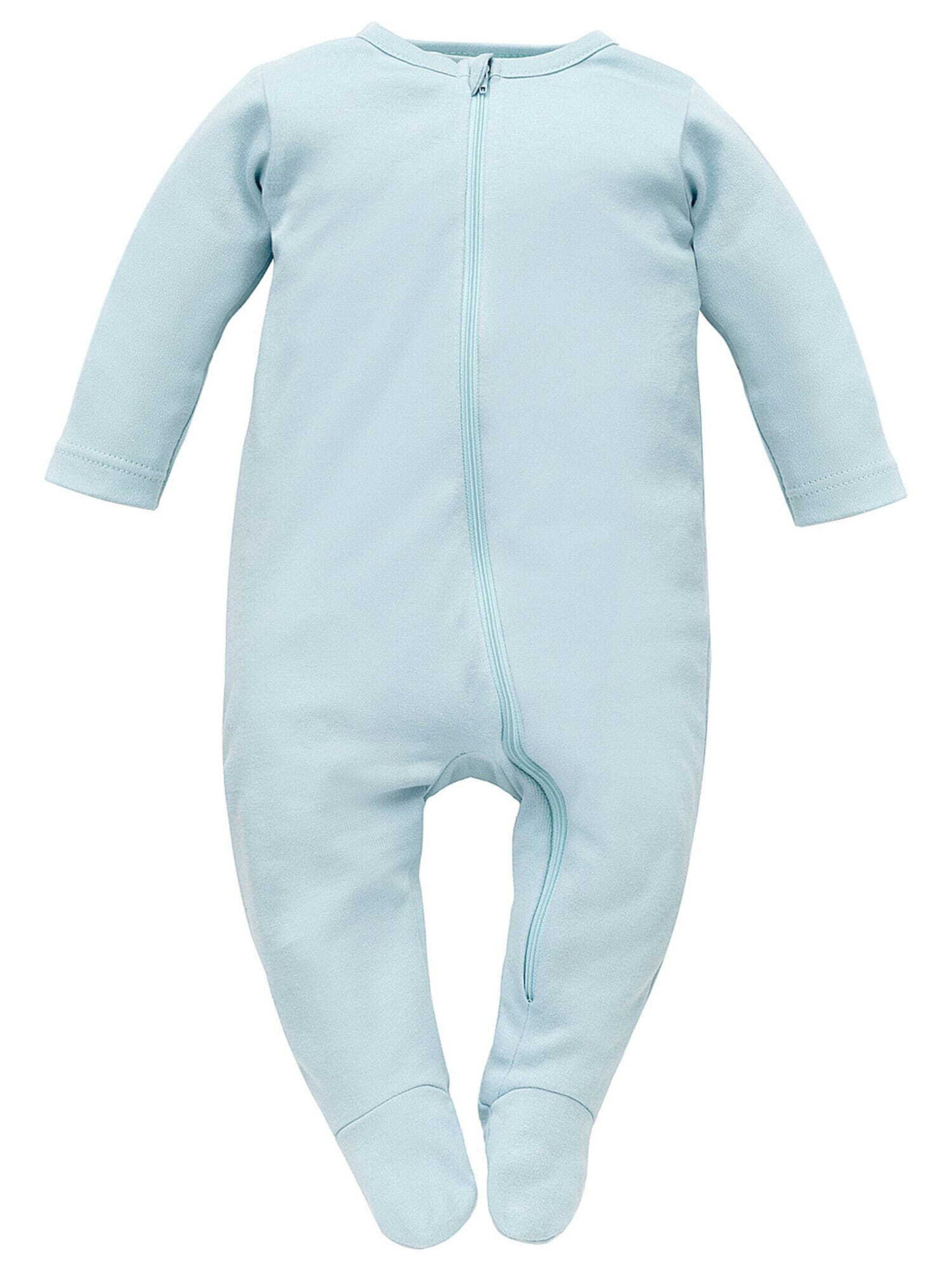 Pinokio Romper/Bodysuit in Blue: front