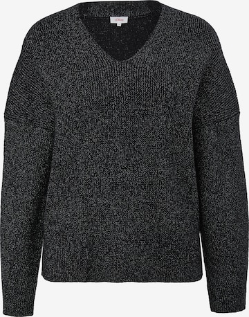 s.Oliver Sweater in Black: front