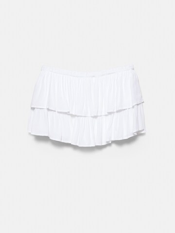 Pull&Bear Sukňa - Biela