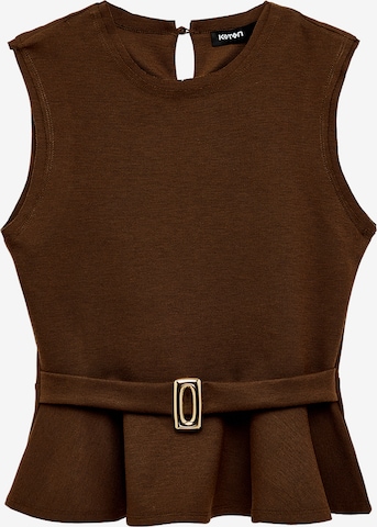 Koton Top in Bruin: voorkant