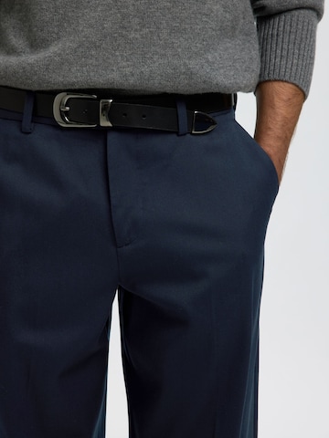SELECTED Loosefit Pantalon in Blauw